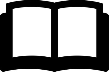 見開きの本のベクターアイコン