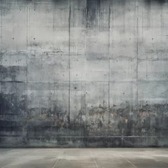 Fotobehang fondo con detalle de suelo y pared de hormigon desgastado © Iridium Creatives