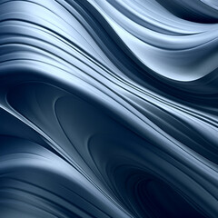 Fondo abstracto con formas sinuosas, difuminado de luz , textura suave y tonos azul metalico