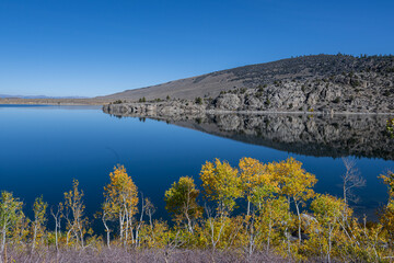 Grant Lake Reflection in Autumn