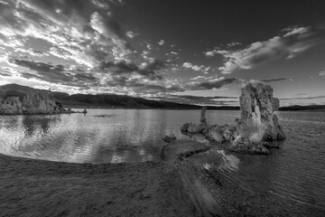 South Tufa, Mono Lake in Black and White