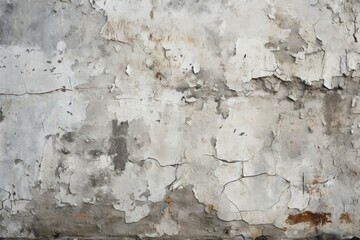 Chipped concrete weathered industrial wall surface aged texture background.