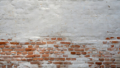 brick wall texture with white shabby stucco plaster red and white brickwall background white...