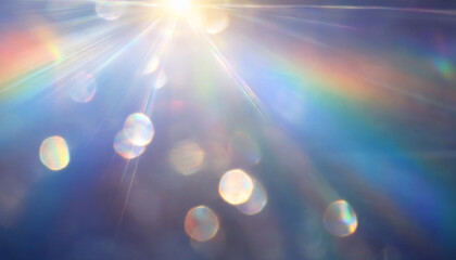 blurred refraction light bokeh or organic flare overlay effect - Powered by Adobe