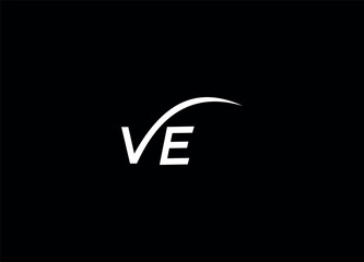 VE  initial logo design and monogram logo