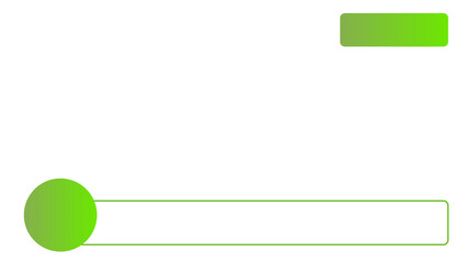 Obraz premium 動画テロップ素材：緑-1