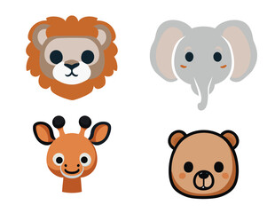 Vector baby animals