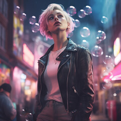 Naklejka premium Fashion woman 