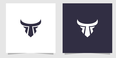 Fototapeta premium bull logo design vector
