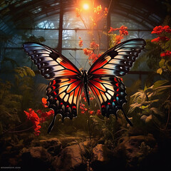 Ultra-Realistic Detailed Butterfly in a Stunning Environment