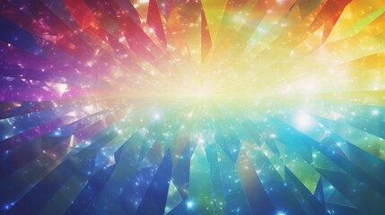 Prism Light Rainbow Overlay: Mesmerizing Sunlight Glitter Background with a Kaleidoscope of Colors and Sparkling Elegance