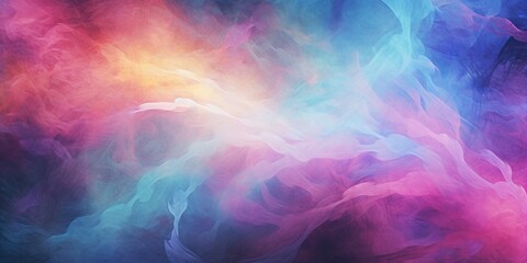Galactic Nebula in Cosmic Hues: An abstract representation of a cosmic nebula with mesmerizing interstellar colors, cosmic dust, and gaseous wisps, creating a striking and otherworldly aesthetic