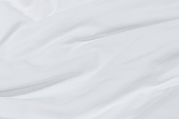 White fabric or wavy fabric for texture and background.