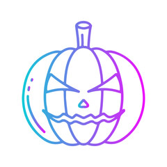 Pumpkin Gradient Art Style in Design Icon