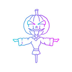Scarecrow Gradient Art Style in Design Icon
