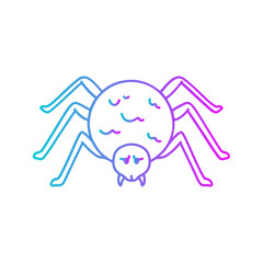 Spider Gradient Art Style in Design Icon