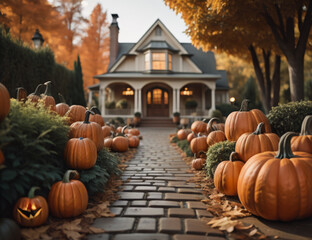 halloween pumpkin and pumpkins