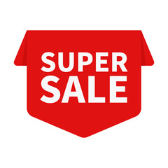 Super Sale In Red Unique Shape For Promotion Business
