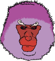 猿（monkey）(PNG)