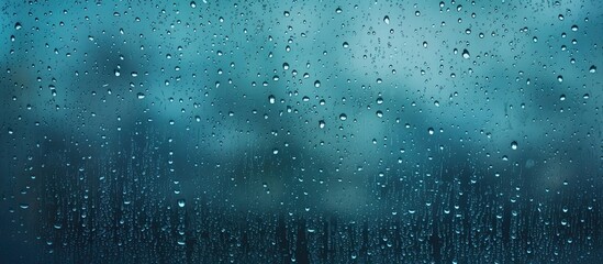Rain texture on window background rain