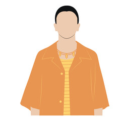 Man In Brown Jacket Bohemian | Fashion Silhouette