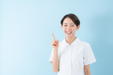 看護師・ブルーバック