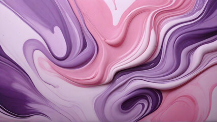 Obraz premium Artistic and abstract liquid splashes. Background wallpaper. Pink and purple pastel color.