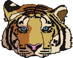虎（tiger）(PNG)