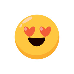 emoticon face love
