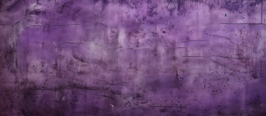 Fototapeta premium Dark purple cement wall with a rustic texture portrayed as a concrete backdrop