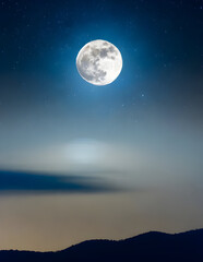 Fototapeta na wymiar The moon background