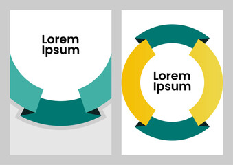 Circle ribbon design