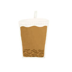 Watercolor sweet drink illustration