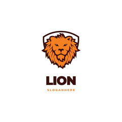 lion modern logo vector