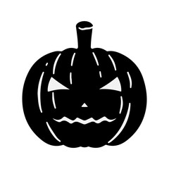 Pumpkin Glyph Style in Design Icon