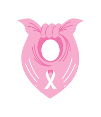 breast cancer awareness scarf