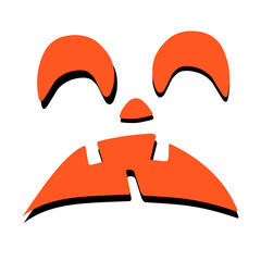 halloween face vector element