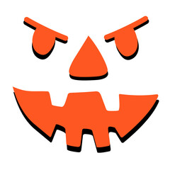 halloween face vector element
