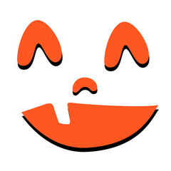 halloween face vector element