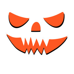 halloween face vector element