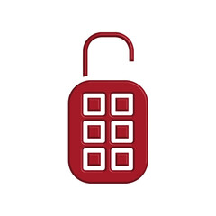 Padlock icon PNG file