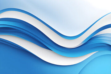Abstract blue color background. dynamic shapes composition. vector illustration.