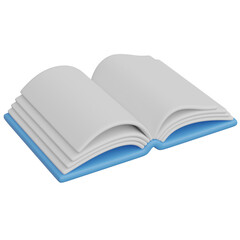 Opened Book 3D