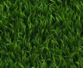 Fototapeta na wymiar top view of synthetic grass surface, zoomed view. artificial grass for soccer field or decoration