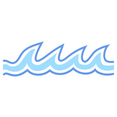 Wave Flat Illustration 