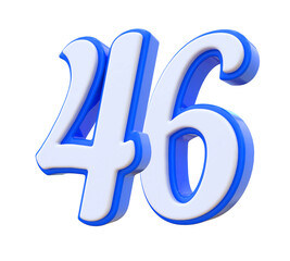 46 Blue number
