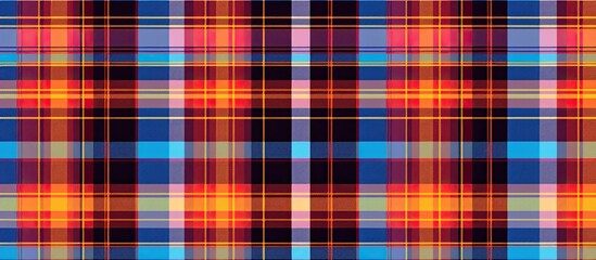 Contemporary plaid pattern for various fabric printing