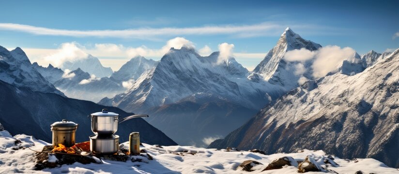 Sunny cooker in Nepal s Everest region