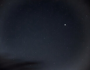 Night sky landscape