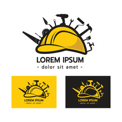 Handyman logo concept  vector illustration